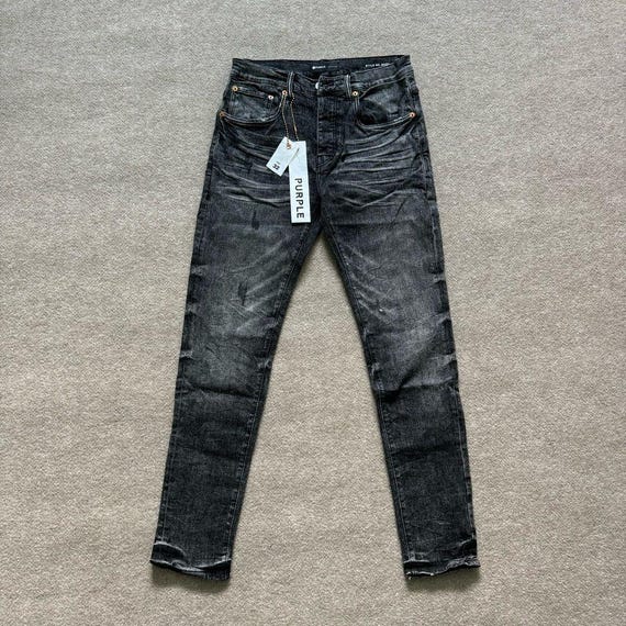 新品 PURPLE BRAND ブラックスキニーデニム 32 パープルブランド