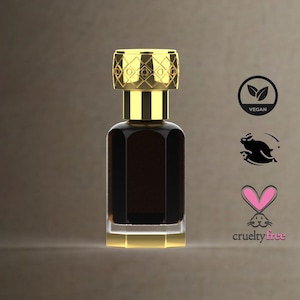 Hajar Al Aswad, 12mL, Vegan, No-Alcohol Long Lasting Perfume Oil (الحجر الأسود)