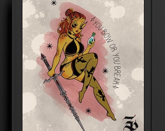 Zayne Ink Artwork Print