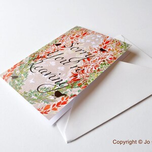 Sorry You're Leaving Card Sorry Goodbye Blank Card Leaving Friendship Illustrated Illustration Art image 1