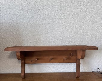 Houten plank oma-kern cottage met pinnen Vintage