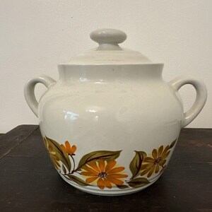 Capri Bake Serve &#39;n Store Steengoed Crock/Braadpan met Deksel Vintage Floral
