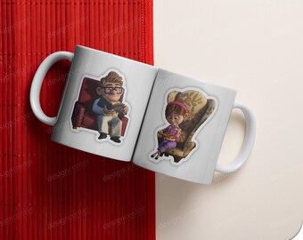 Romantic Animated Movie Characters PNG - Valentine's Day Designs (Digital Download)