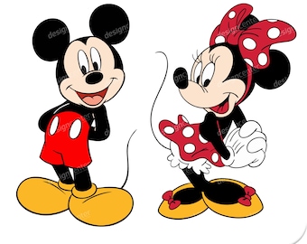 Romantic Gift for Valentine's Day! PNG Romantic Cartoon Characters Digital Download