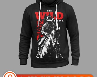 The Wild West 1876 Cowboy Vector - Digital Download, Retro Western T-Shirt Design