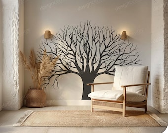 Vector Tree Design | Laser Cut File, Wall Art (Digital Download)