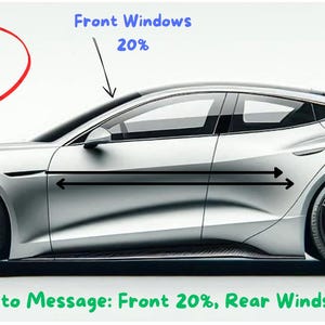 Precut Window Tint for Honda, Custom Fit, UV Block(Please include, Year, Make, Model, Body Type) bild 2
