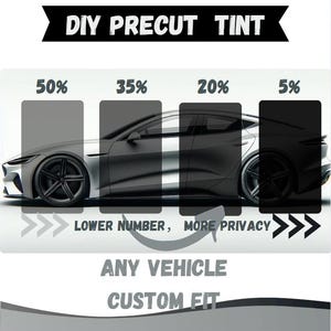 Precut Window Tint for Honda, Custom Fit, UV Block(Please include, Year, Make, Model, Body Type)