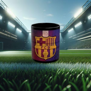 Barcelona Mug, Soccer Mug Gift, Football Fan Cup, Soccer Lovers mug