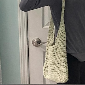 Crochet shoulder bag