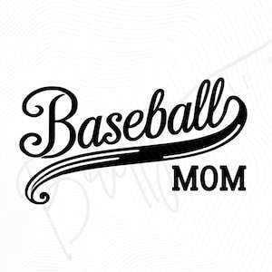 Baseball Mama | Vintage Baseball Mama | Retro Baseball Mom SVG PNG