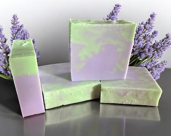 Lavender Lemongrass Scented Goat’s Milk Soap