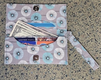 Gray Geometric Wallet
