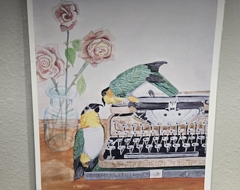 Caique Duo Art Print