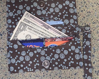 Brown Geometric Wallet