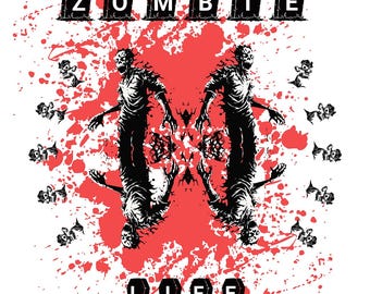 Zombie Life Print T-Shirt