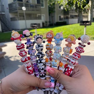 Skullpanda & Crybaby Beaded Pens