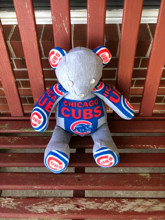 Chicago Cubs Teddy Bear Etsy
