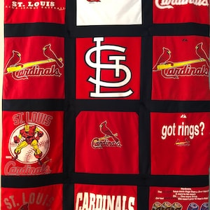 NEW St. Louis Cardinals Players Quilt Blanket • Kybershop
