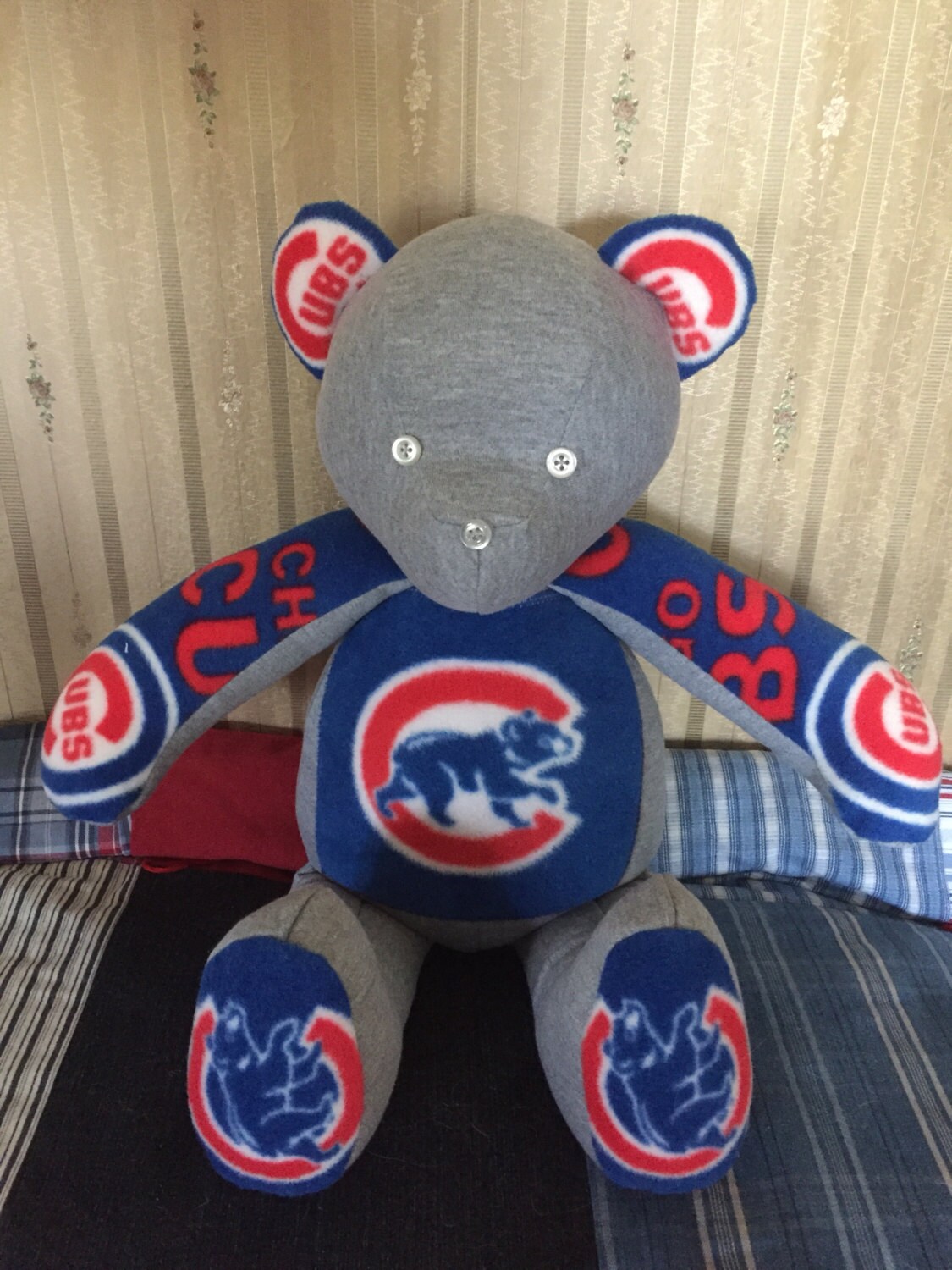 cubs stuffed bear