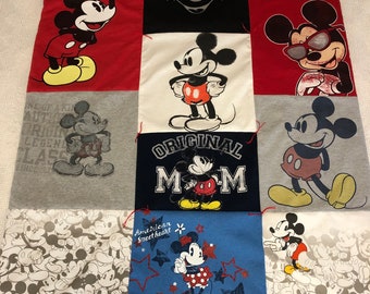 Disney Micky and Minnie Tee Shirt Quilt