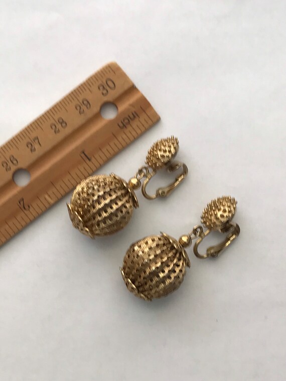 Vintage Coro Clip On Earrings - image 6