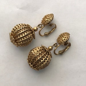 Vintage Coro Clip On Earrings Bild 1