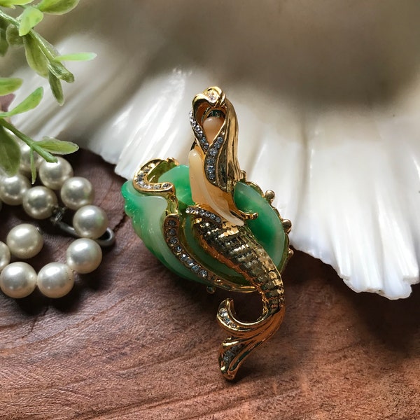 Vintage Mermaid Brooch