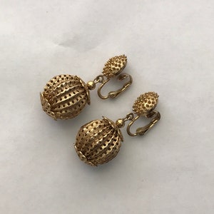 Vintage Coro Clip On Earrings Bild 7