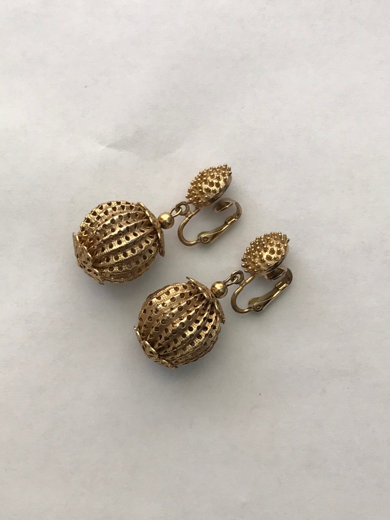 Vintage Coro Clip On Earrings Bild 7