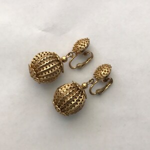 Vintage Coro Clip On Earrings Bild 5