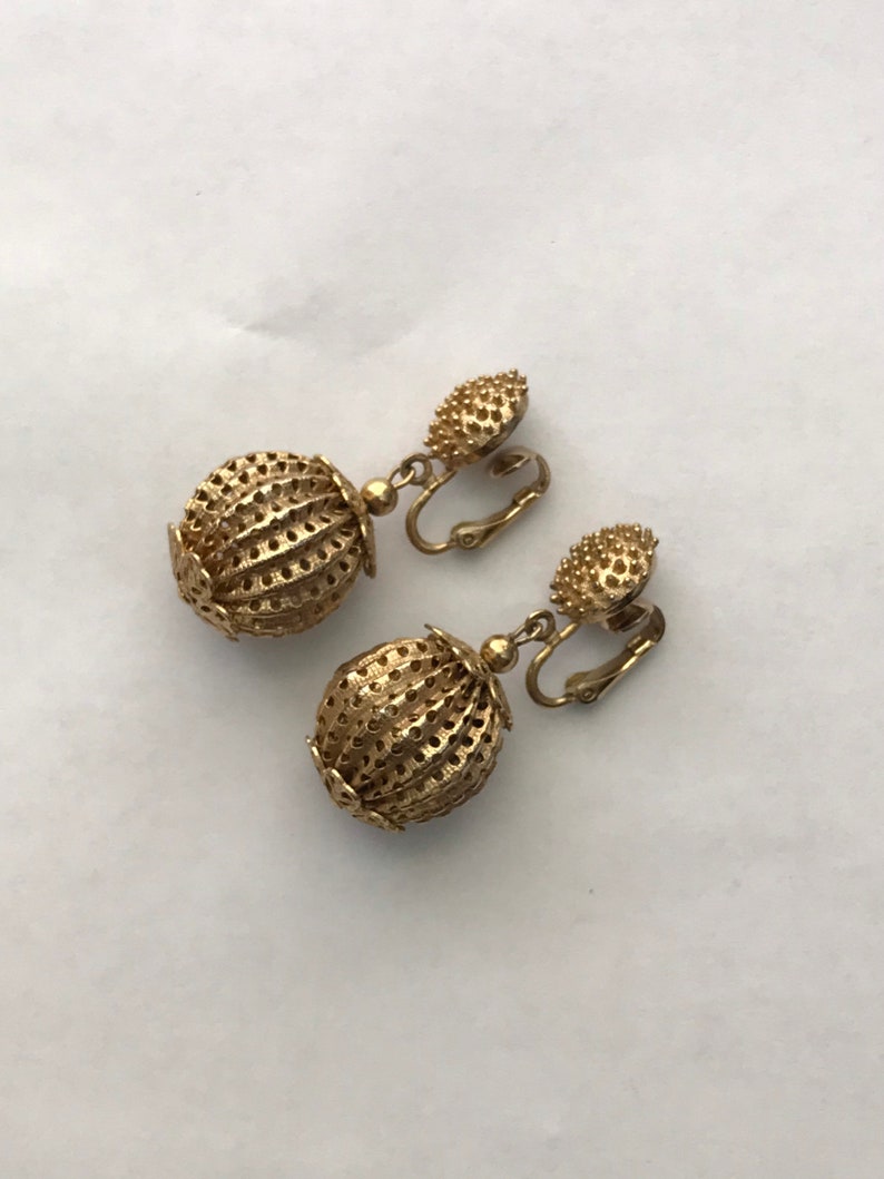 Vintage Coro Clip On Earrings Bild 5