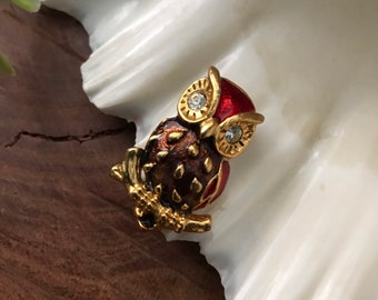 Vintage Owl Brooch