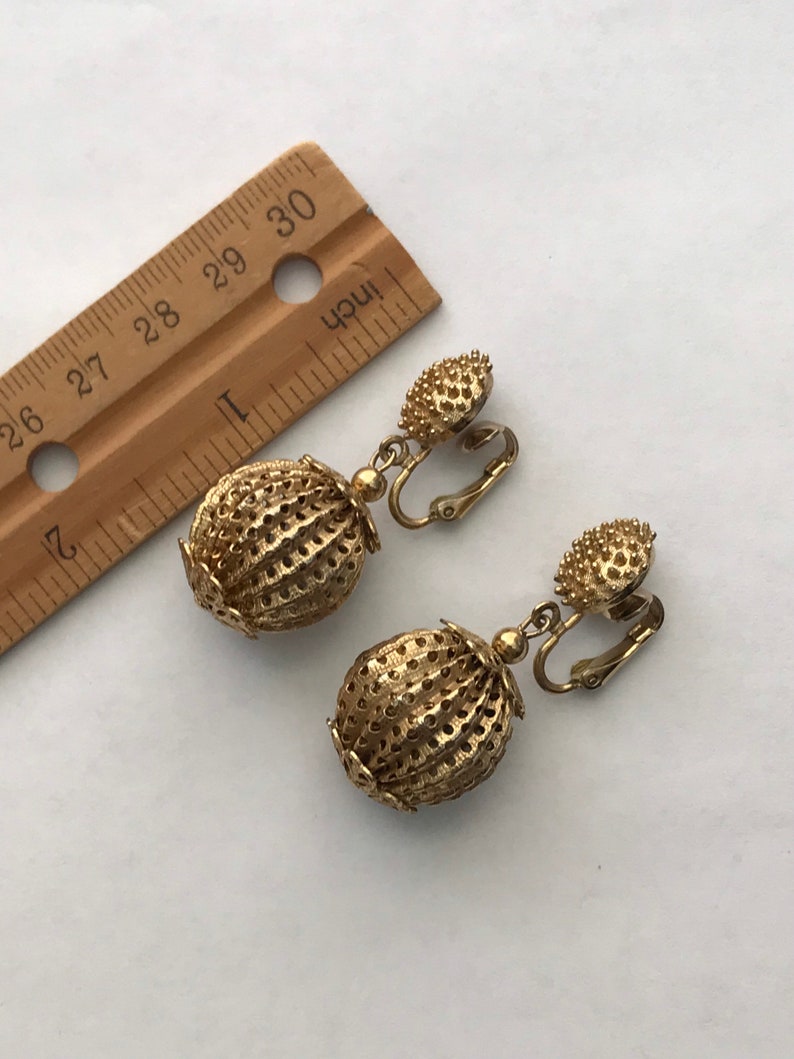 Vintage Coro Clip On Earrings Bild 3