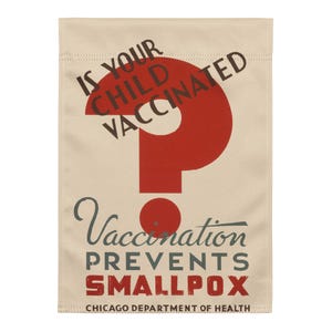La vaccinazione previene il vaiolo Yard Flag