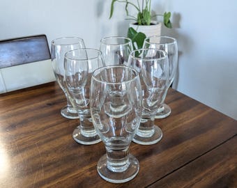 Crate & Barrel Beer and Iced Tea Glasses • Set of 6 • Vintage Model CTB66