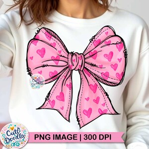 Pink Bow Png, Valentine Coquette bow Heart Png, Valentine Png, Retro Valentine Shirt Design, Valentines Png, Sublimation design,