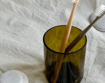Glass Toothbrush Cup