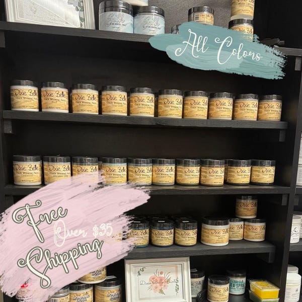 SALE!!| Dixie Belle Chalk Mineral Paint | All Colors | All Sizes | Water Based Furniture Paint | Zero VOC | Matte Finish