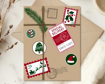 de Noël de colis de papier brun | de voeux | Carte cadeau mignonne de Zazzle.be Liste d'envies Vous avez des idées ? Carte de Noël pour maman papa mari femme petit ami petite amie ami