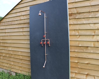 Copper Shower System, Bathroom, Cloakroom. En Suite