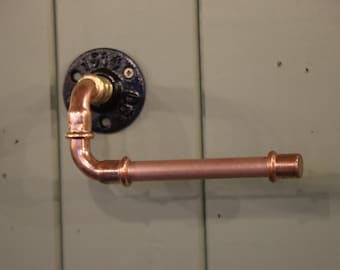 Copper Toilet Roll Holder, Bathroom Accessory