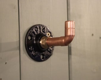 Copper Coat Hook, Towel Hook