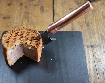 Copper Handled Cheese Knife, Cleaver