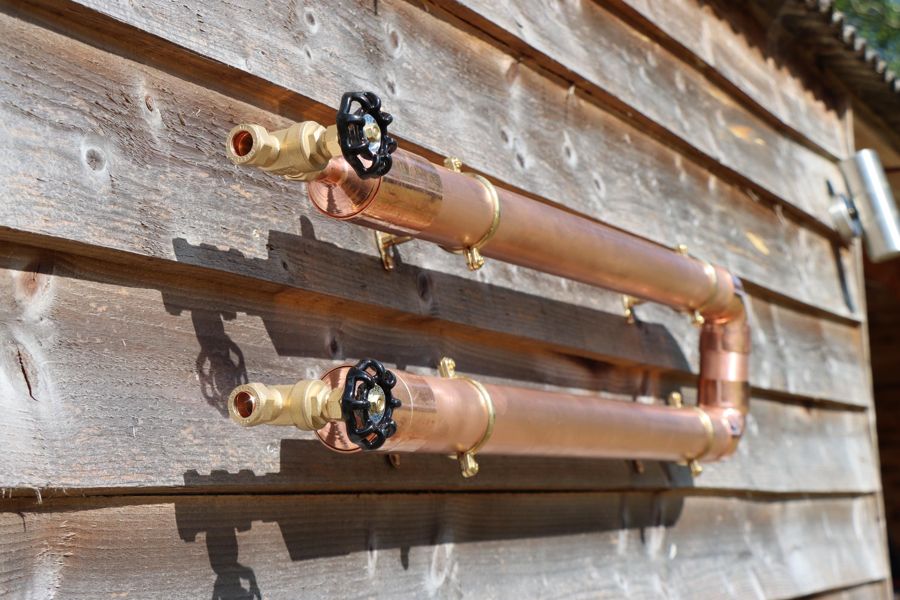 Mini Copper Tube Radiator Copper Tubular Radiator, Bathroom, Cloakroom. En Suite - Etsy