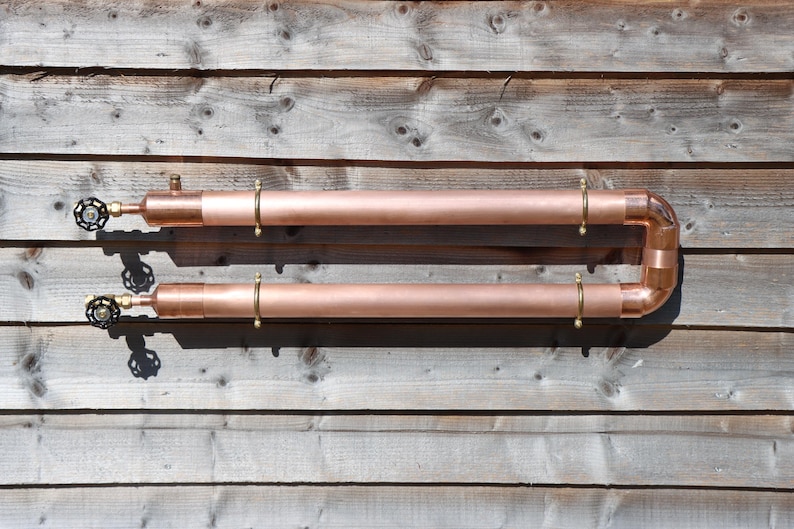 Mini Copper Tube Radiator Copper Tubular Radiator, Bathroom, Cloakroom. En Suite - Etsy