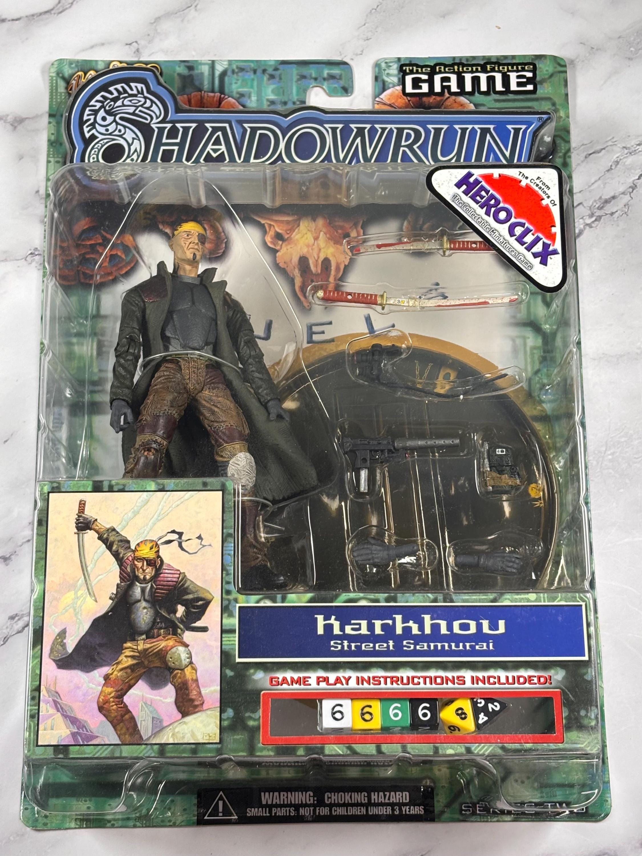 Shadowrun Duels Karkhov Street Samurai Wizkids Action Figure Game