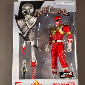 Power Rangers Legacy Armored Red Ranger Figure Game Stop Exclusive Bandai 2018