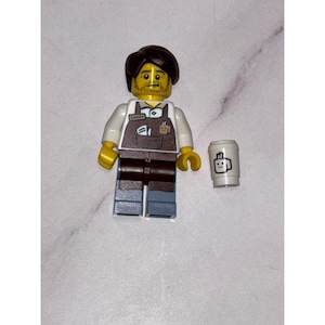 LEGO minifigure Larry the Barista coltlm-10 The LEGO Movie CMF Series 1