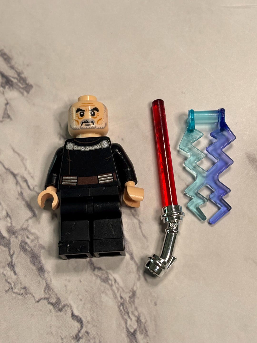 LEGO Star Wars Count Dooku Minifigure 75017 Duel on Genosis SW0472 - Etsy